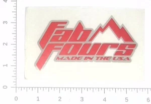 Fab Fours Inc Performance Bumpers & Auto Parts Advertising Sticker Decal - Bild 1 von 1