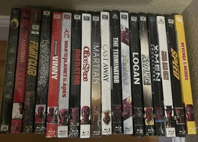 Deadpool Photobomb Walmart Set Of 18 Blu Ray Movies NEW W/ Alternate Slip Covers - Image 1 of 4