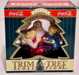 Adorno de colección Coca Cola Trim A Tree Collection Santa - Imagen 1 de 4