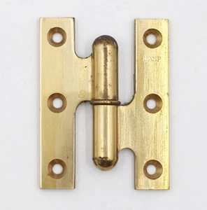 Reclaimed 2.5 x 2 in. Brass Right Hand Lift Off Door Hinge - Picture 1 of 5