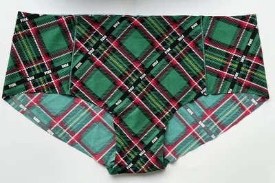 VICTORIA’S SECRET PINK M Hipster Tartan Plaid Panties NEW - Image 1 of 3