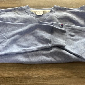 Sudadera Champion Sólida Azul Claro 2XL Cuello Redondo Algodón y Poliéster/L - Imagen 1 de 5