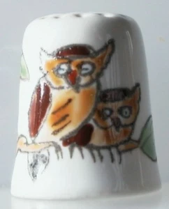 Dé à coudre Thimble - LA CHOUETTE N° 6 - Imagen 1 de 1