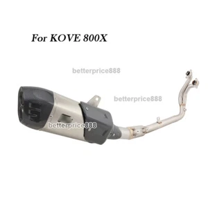 For KOVE 800X 800X PRO 2023~2025 Headers Exhaust System Link Pipe With Muffler - Bild 1 von 9