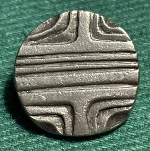 Vintage Pewter Buttons 8 NOS 3/4” Simple Yet Elegant Style! 🇳🇴 Norwegian - Picture 1 of 14