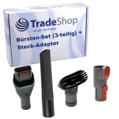 Staubsauger-Set: Bürsten-Aufsätze + Steck-Adapter für Dyson DC20 DC21 DC22 DC23 - Bild 1 von 4