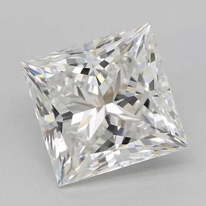 3 MM To 12 MM Loose Moissanite Princess Shape White Color D VVS1 Grade All Size - Picture 1 of 4