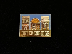 BRECKENRIDGE Esquí Esquí Esquí Pin Insignia Colorado CO Resort Solapa de Viaje de Recuerdo - Imagen 1 de 3
