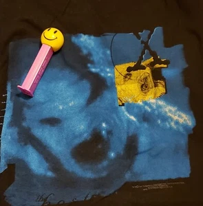 X-Files Shirt 1997 NOS Adult LG Black w/Blue FLUKEMAN on back; Logo on Front VTG - Picture 1 of 11