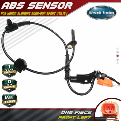 1 个 ABS 车轮速度传感器适用于本田 Element 2003 - 2011 Sport Utility 左前 — 第 1/4 张图片