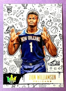 2019-20 PANINI COURT KINGS ROOKIE LEVEL 3 III BASKETBALL ZION WILLIAMSON PELICAN - Picture 1 of 7