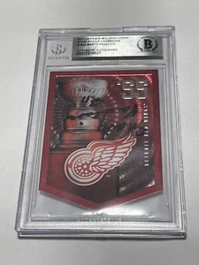 Marty Pavelich Signed 1955 Red Wings Stanley Cup Card IP Slabbed Beckett BAS a - Picture 1 of 4