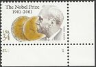 Scott 3504 - Nobelpreis, Alfred B. Nobel - MNH 34c, Platte #s S 1 1,1 @ B rt. (2)