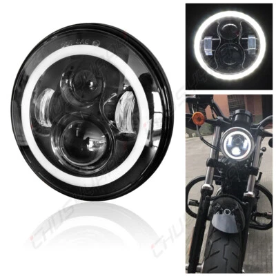 Faro LED de 5,75" para Honda Shadow ACE Sabre Spirit VLX 600 750 1100 GL 1800 Foto 1 de 4