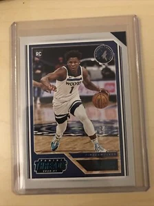 2020-21 Panini Chronicles Threads Anthony Edwards Teal #87 RC Rookie - Picture 1 of 3