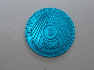 Anonyme Alkoholiker - Genesungsmedaille - 6 Monate - Bild 1 von 2