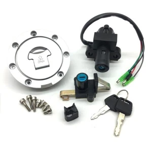 Fit For Honda NSR125R 1993-2004 Fuel Gas Cap Ignition Switch Seat Lock Key Set - Picture 1 of 9