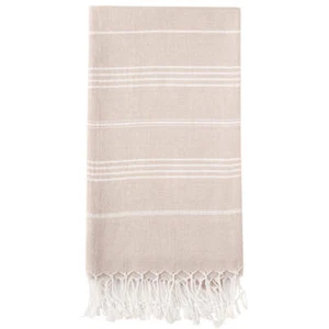 Toalla turca sostenible Pure Series beige - Imagen 1 de 5