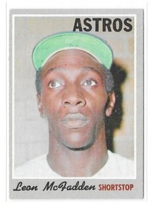 1970 Topps Leon McFadden Houston Astros #672 