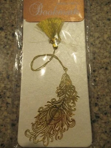 Gold Premium Metal Bookmark - From India - Picture 1 of 5