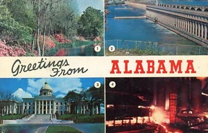 Grüße aus Alabama -- Postkarte - Bild 1 von 2