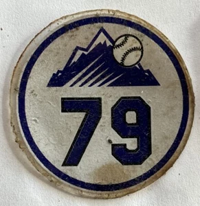 Calcomanía de pomo de murciélago usada para juego de los Colorado Rockies #79 - béisbol MLB - Imagen 1 de 2