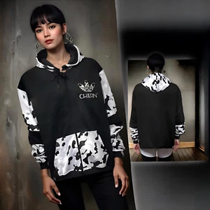 ^CHIEFIN’ ADI-FEATHER^ (WHITE CAMOUFLAGE) LUXURY ZIP UP HOODIES (CUT & SEW) - Bild 1 von 10