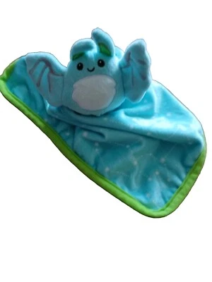  Cobertor de segurança Baby Lovey Halloween morcego assustador pequeno monstro ghoul unissex - Imagem 1 de 4