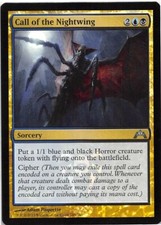Call of the Nightwing *FOIL Uncommon* Magic MtG x1 Gatecrash SP