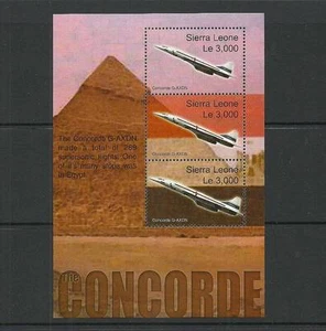SIERRA LEONE SGMS4185 LAST FLIGHT OF CONCORDE MINISHEET MNH - Picture 1 of 1