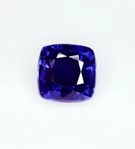 Cuscino certificato tanzanite naturale 3,12 ct pietra preziosa sciolta non trattata tanzanite - Foto 1 di 12