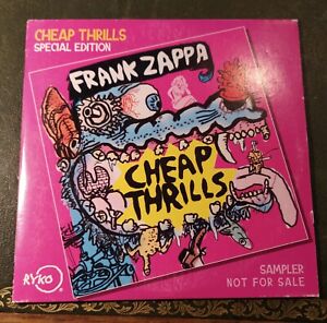 Cd - Frank Zappa - Cheap Thrills Special Edition - Artwerk 1998
