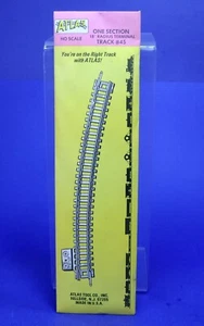 Atlas HO Scale Brass 18" Radius Curved C100 Terminal Track #45 *New* - Bild 1 von 1