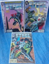 DC Comics Steel 1994 Series Lot # 1 2 4 John Henry Irons Reign Of Tomorrow
