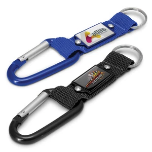Carabiner Key Ring – Bulk Quantity Durable Carabiner Key Ring - Buy 50 or 100 - Picture 1 of 5