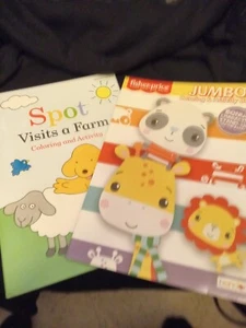 Fisher Price and SPOT Coloring and activity books - Picture 1 of 3