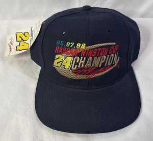 De colección Jeff Gordon Winston NASCAR Campeón Sombrero Persecución Auténtico 1998 Carreras - Imagen 1 de 6