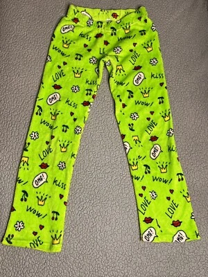 Super Soft Green Pajama Pants Girls XS  - Изображение 1 из 4