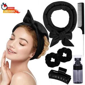 Heatless Velvet Hair Curlers to Sleep in Heatless Curling Rod Headband for Long - Picture 1 of 12