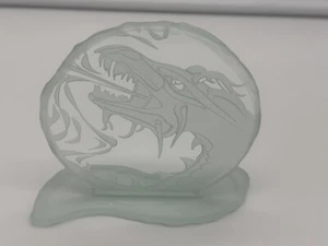 Kunst Ätzglas Drache 1996 - Bild 1 von 9