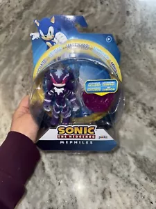 2024 JAKKS Pacific Sonic the Hedgehog Figure: MEPHILES THE DARK (w/ Purple Mist) - Picture 1 of 2