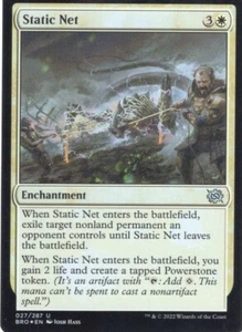 STATIC NET 027/287 FOIL THE BROTHERS' WAR MTG MAGIC NM - Picture 1 of 1
