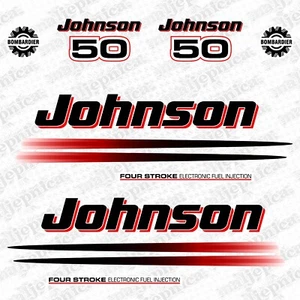 Juego de calcomanías de repuesto para motor fueraborda/barco Johnson 50 hp (2002) - Imagen 1 de 3