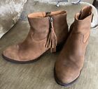 BASKE California  Perf Leather Free People Bandit Ankle Boots Sz 9 MEXICO