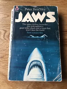 Jaws Peter Benchley 1975 Rare Early 3rd printing Pan Paperback - Picture 1 of 24