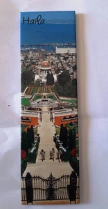 Imán Nevera de Israel HAIFA Bahá'í Jardín y Templo 13 cm x 4 cm - Imagen 1 de 1