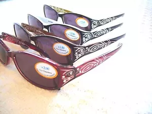 Damen Lese Sonnenbrille 1,25 nur Strass Damen Sonnenleser 437 Sale - Bild 1 von 13