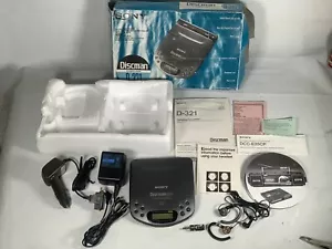 Sony Discman ESP D-321 Walkman Portable CD Player FOR PARTS OR REPAIR - Picture 1 of 24