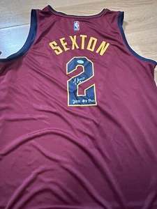 Collin Sexton Autograph Cleveland Cavs Signed Fanatics NBA Jersey JSA - Picture 1 of 3