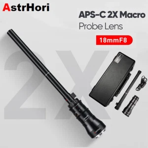 AstrHori 18mm F8 2X Macro Probe APS-C Lens for E/FX/Z/RF/L/EF/M43/PL M4/3 mount - Picture 1 of 9
